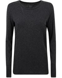 Majestic Filatures - Antraciet Katoen Kasjmier T-Shirts En Polos - Lyst
