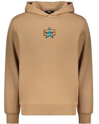 Herno - Geribbelde Hooded Katoenen Sweater - Lyst