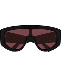 Gucci - Accessoires ,Zwart ,Nylon Shield Zonnebrillen - Lyst