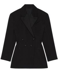 Givenchy - Double Breasted Notch Collar Blazer - Lyst