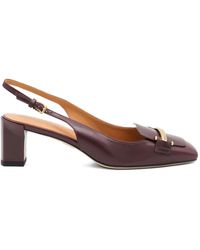 Tod's - Cuoio Pumps Aus Leder Mit Verzierung - Lyst