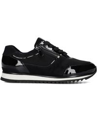 HASSIA - Schwarze Wildleder Low-Top Damen Sneakers - Lyst