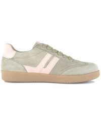 Gabor - Schoenen ,Groen ,Leer Sneaker Met Veters - Lyst