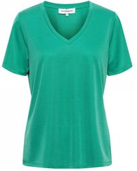 &Co Woman - Grünes v-ausschnitt modal top,modal v-ausschnitt top &co - Lyst