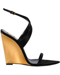 Saint Laurent - Wedges - Lyst