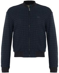 Etro - Jassen ,Blauw ,Leer Jas Met Zakken - Lyst