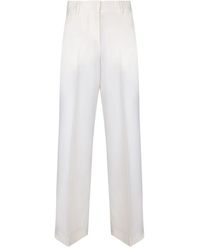 MSGM - Wide Trousers - Lyst