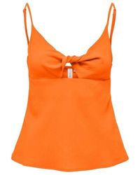 ONLY - Sleeveless Tops - Lyst