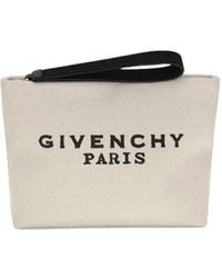 Givenchy - Canvas Pochette Met Leren Band - Lyst