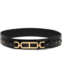 Tom Ford - Zwart Whitney Riem Met T-Vormige Handtekening - Lyst
