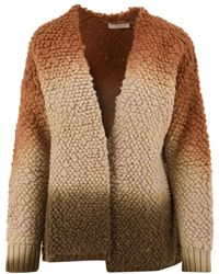 Akep - In Shaded Fur Dot Coat - Lyst
