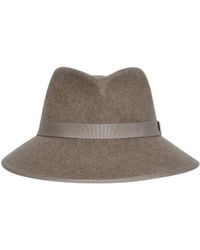 Max Mara - Locusta Wollfilz-Fedora - Lyst