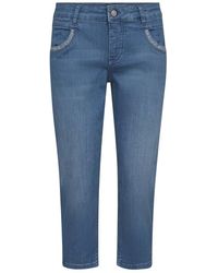 Mos Mosh - Cropped Jeans - Lyst