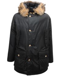 Woolrich - Jassen ,Zwart ,Katoen Arctic Parka Jacket - Lyst