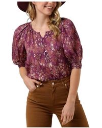 Vanessa Bruno - Paarse Seban Blouse Voor Vrouwen - Lyst
