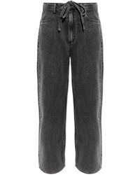 Rag & Bone - Jeans ,Grijs ,Katoen Straight-Leg Jeans - Lyst