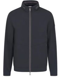 Bugatti - Jassen ,Blauw ,Stijlvolle Blauwe Jas - Lyst