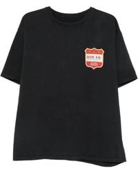 Rhude - Tops ,Zwart ,Katoen Crewneck T-Shirt - Lyst