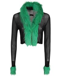 Heron Preston - Truien & Vesten ,Zwart ,Polyester Cardigan - Lyst