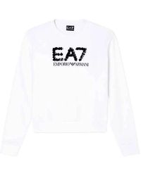 EA7 - Round-Neck Knitwear - Lyst