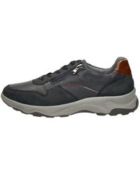 Waldläufer - Schoenen ,Blauw ,Leer H-Max Lage Schoenen Met Veters - Lyst