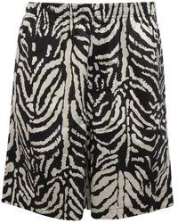 Amaranto - Bermuda Katoenen Shorts Made - Lyst