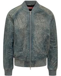 DIESEL - Jassen ,Blauw ,Katoen L-Cobb Bomberjack - Lyst