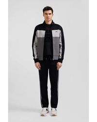 Eden Park - Hoodies & Sweatvesten ,Veelkleurig ,Katoen Tricolor Katoenen Rits Trui - Lyst