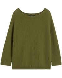 Max Mara - Olijf Mohair Trui Xeno Stijl - Lyst