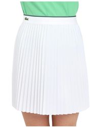 Lacoste - Short skirts - Lyst