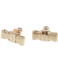 Ferragamo - Vara Bow Earrings - Lyst