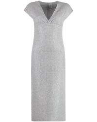 St. John - Midi Dresses - Lyst