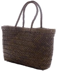 Dragon Diffusion - Gewebte Leder-Tragetasche - Lyst