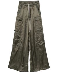 Rick Owens - Groene Zijde & Nylon Broek - Lyst