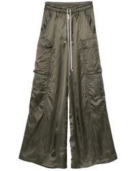 Rick Owens - Groene Zijde & Nylon Broek - Lyst