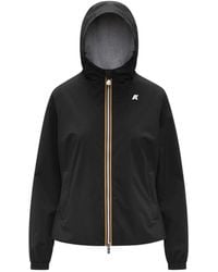 K-Way - Jassen ,Zwart ,Katoen Lil 2.0 Stretch Poly Jersey - Lyst