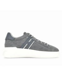 Hogan - Wildleder-sneakers mit aerodynamischer sohle,graue wildleder-sneakers mit memory foam - Lyst