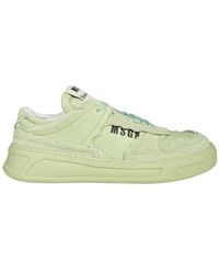 MSGM - Lässige Sneakers Mit Runder Zehenkappe - Lyst