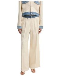 Moschino - Wide Trousers - Lyst