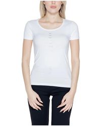 EA7 - Camiseta mujer primavera/verano 3dtt 20 tjfkz - Lyst