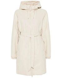 Rains - Lange Isolierte Kurvenjacke - Lyst