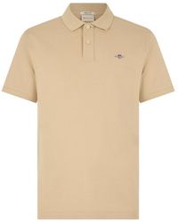 GANT - Polo Shirt Met Logo-Borduursel - Lyst