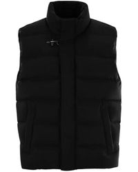Fay - Zwarte Gewatteerde Vest - Lyst