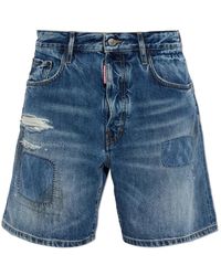 DSquared² - Denim Shorts - Lyst