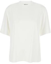 Rohe - Tops ,Wit ,Katoen Oversized Katoenen T-Shirt - Lyst
