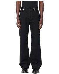 McQueen - Wide Jeans - Lyst