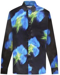 flâneur - Overhemden ,Veelkleurig ,Blurred Flower Shirt - Lyst