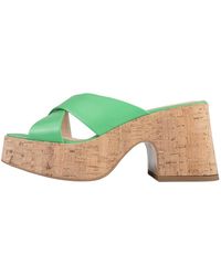 L37 - Heeled Mules - Lyst