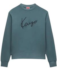 KENZO - Signature Geborduurd Sweatshirt - Lyst