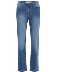 Kaffe - Straight Jeans - Lyst